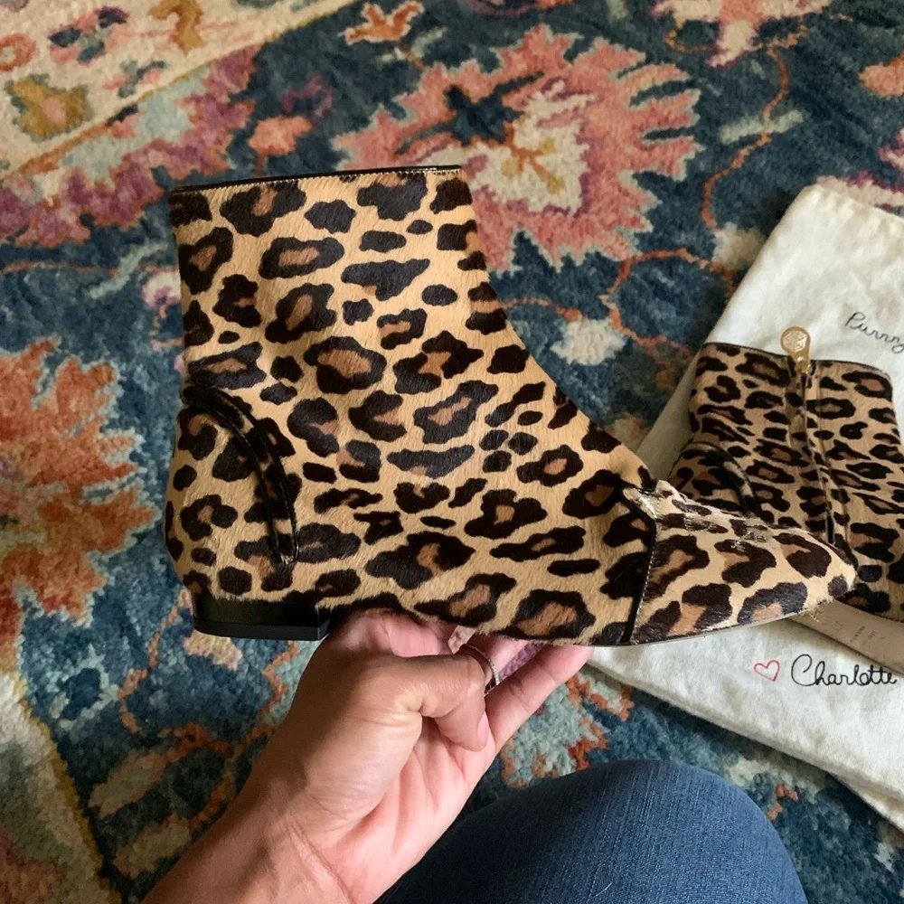 Charlotte Olympia kitty fur Booties - Picture 11 of 12